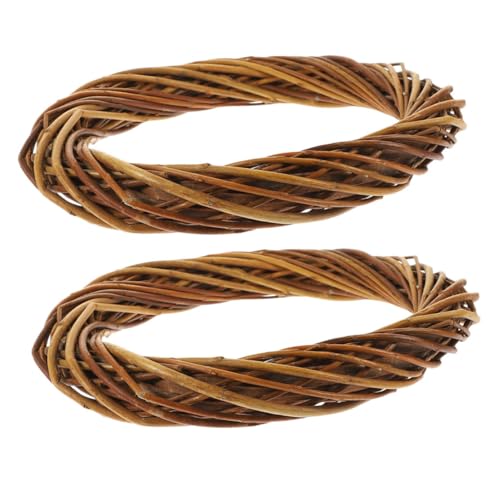 DOITOOL Weidenkränze 20cm Ø 2 Stück Natürliche Zweigkränze zum...