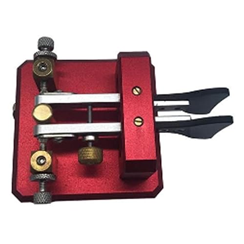 Clé Morse CW double palette rouge : le manipulateur iambique facile à installer