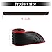 SINGARO Car Rear Bumper Protector, 41inch x3.5inch Car/SUV Universal Rubber Anti-Scratch Trunk Exterior Accessories（Red Border）