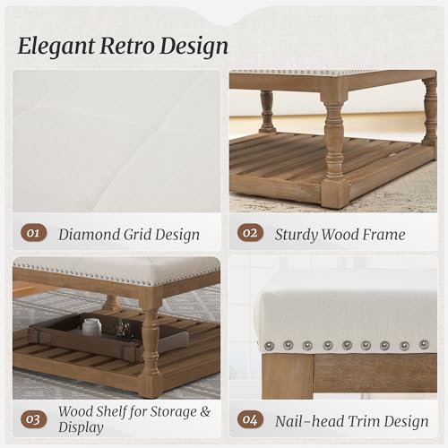 Lue Bona Ottoman Coffee Table thumb #4