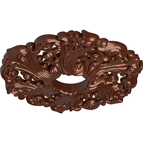 Image of Ekena Millwork CM19ORCPS Orrington Ceiling Medallion, Copper Penny