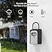 Key Lock Box, [2 Pack] Combination Lockbox for Keys with Code, Combo Door Lock-Box House Key Storage Locker - 2 Pack