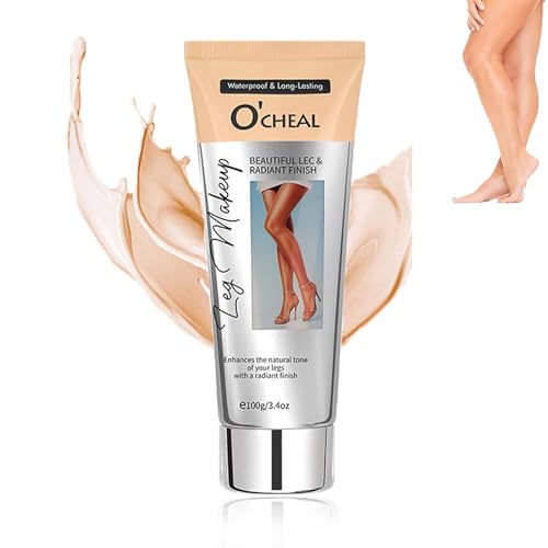 Cubierta para cuerpo y pierna resistente al agua, maquillaje de piernas, tatuaje, venas de piernas, maquillaje de aspecto impecable, base de cuerpo de larga duración, 2 g (#2 golfo medio)