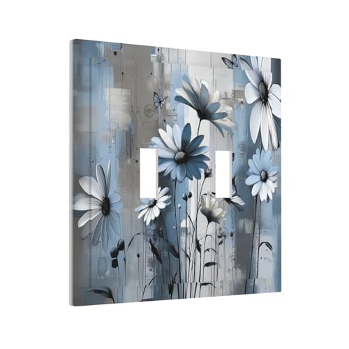 Plaque murale marguerites aux finitions soignées pour chambre raffinée