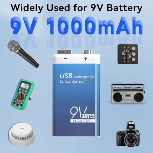 Pilas de 9 voltios recargables 26 Imagen adicional