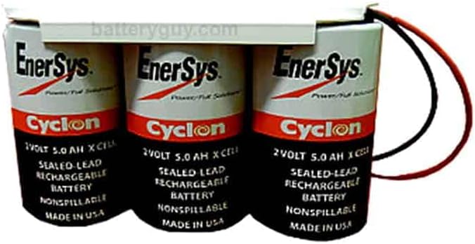 Hawker/Cyclon/Enersys 0800-0103 Battery | 6v 5Ah Emergency Light Battery