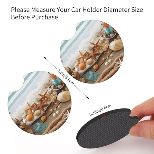 Portavasos para auto 2 piezas antideslizante negro miniatura 2