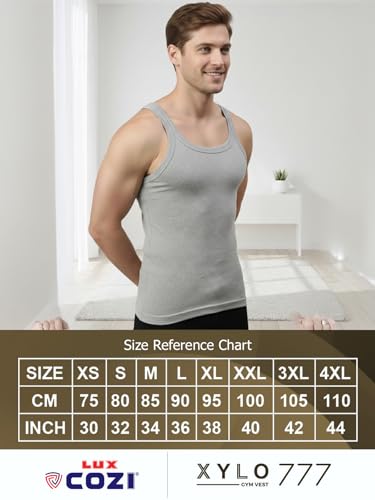 Image of Lux Cozi Men's Cotton Solid Regular Fit Vest
