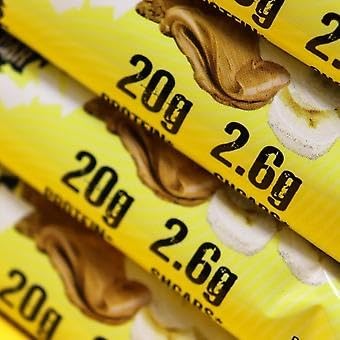 Barra de cereales de masa madre con alto contenido de proteínas, sabor banoffee pie miniatura 7