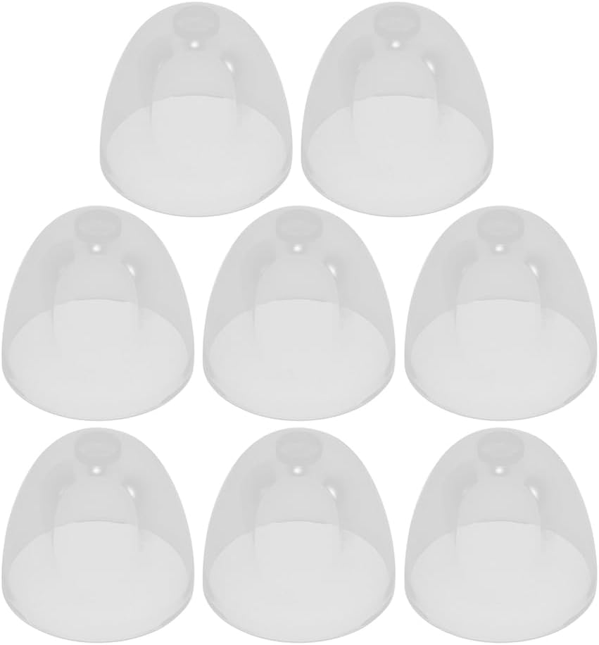 PRETYZOOM 8pcs Milk Bottle Caps Dome Lid Cap Baby Feeding Bottles Nipples Cover Diameter 2.44 Inch