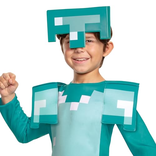 Disguise Minecraft Armor Costume, Official Minecraft Kids Halloween Costume3