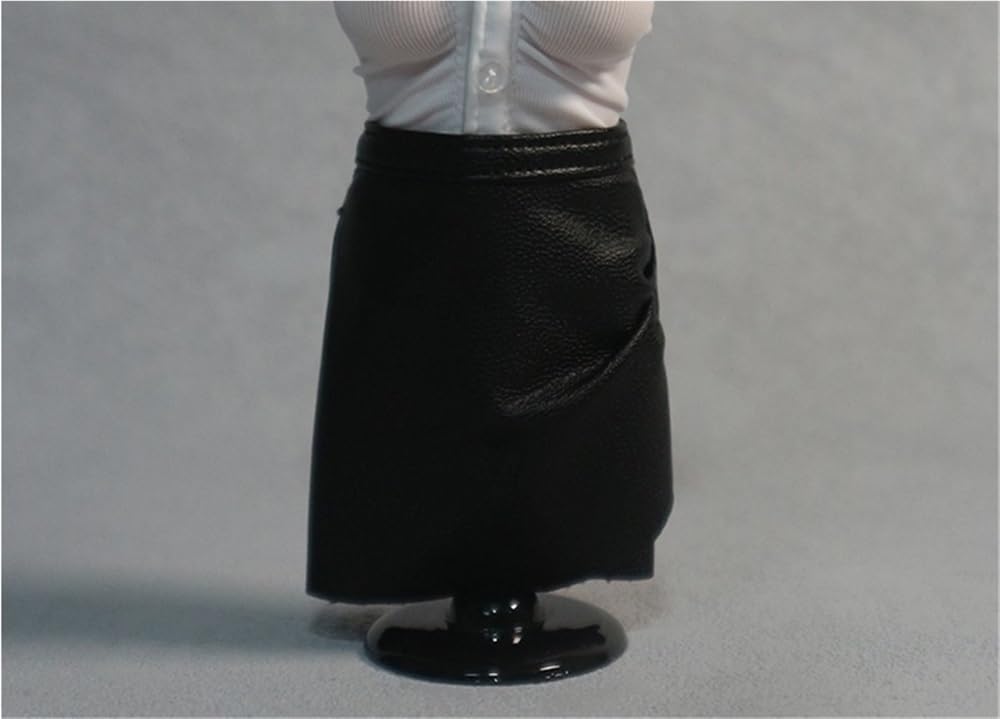 Jupe en cuir de poupée 1/6 aux finitions haute couture