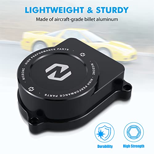 Nicecnc Cop Distributor Cap Compatible With Honda Civic Si 1999-2000 B16 Del Sol Si Vtec 1994-1997 Prelude Si 1992-1996 H22 H23 Acura Integra 1990-2001 B18 B17 Black #TOP3