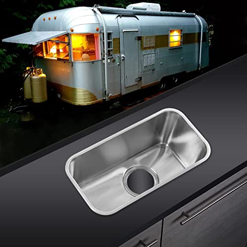 Fregadero RV de acero inoxidable para evitar salpicaduras 7