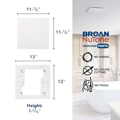 Image of Broan-NuTone RCM700 Magnetic Universal CleanCover Bath Fan Replacement Magnetic Grille
