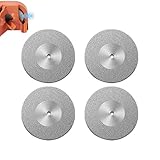 Confezione da 2 mole diamantate di ricambio per trapano, multiuso, grana 120, dischi per affilatura adatti alla maggior parte dei trapani elettrici e affilatrici