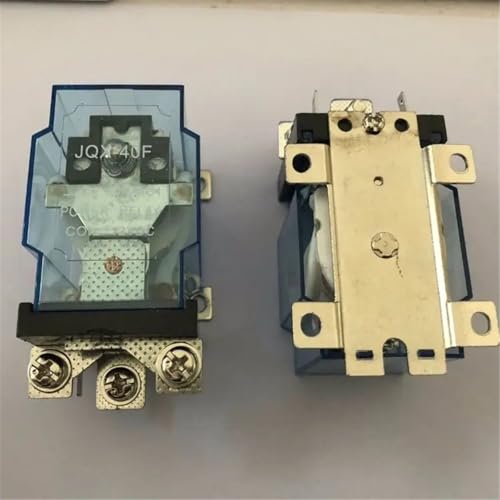 Relé de potencia SPDT JQX-40F soluciona caídas de tensión en arranques de motores eléctricos