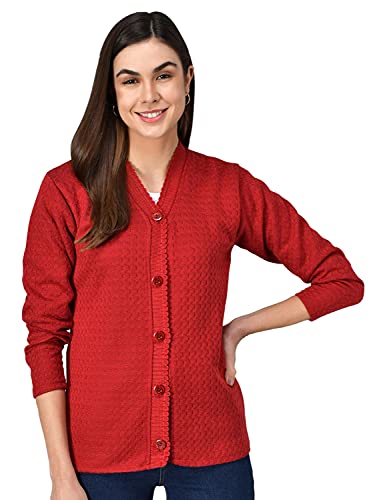 Image of eKools Women's Winterwear Woolen Sweater Cardigans