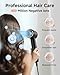 PLUZZ Professional Hair Dryer with Diffuser for Curly Hair, 400M Negative Ionic Blow Dryer for Fast Drying, 120,000 RPM High-Speed Brushless Motor, Low Noise Lightweight, Travel-Friendly, Women & Men
