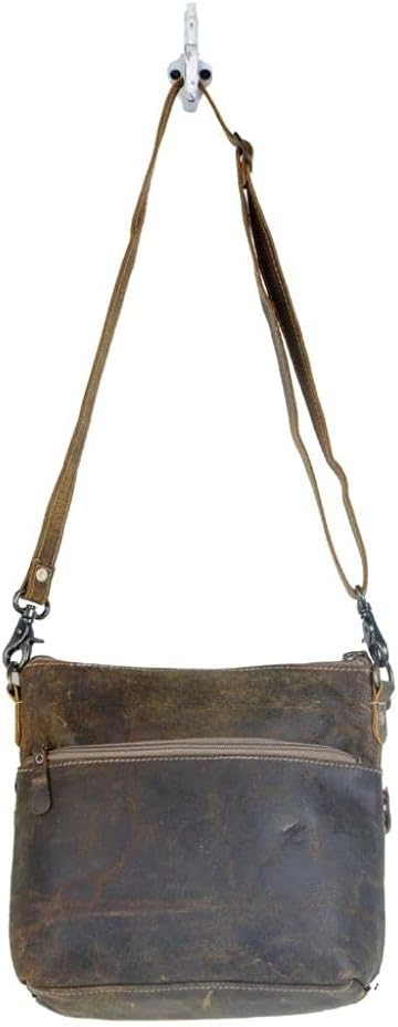 Myra Bag Hairon Leopard Print Bag for Women - Leopard Print Purses for Women with Real Cowhide, Hair On Animal Pattern Purse