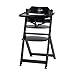 Safety 1st - Trona de madera (mesa extraíble, desde los 6 meses hasta aprox. 10 años (máx. 30 kg), Negro