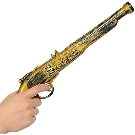 Amazon 海賊 拳銃 眼帯 海賊ピストル フリントロック古式銃 レプリカ コスプレ おもちゃ コスプレ 仮装 通販
