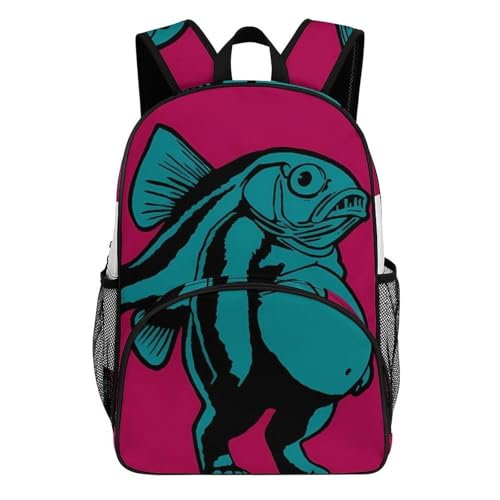 Tripi-Tropa Merch Large Travel Backpack Italian-Brainrot Meme Waterproof Lightweight Daypack White 44x32x19cm