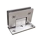 SUS304 Stainless Steel Hinge for Office or Shower Glass Door