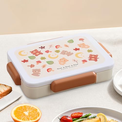 Fiambrera de 5 compartimentos infantil para evitar comidas mezcladas 4