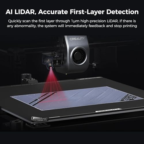 creality k1 max 3d printers 3d printing machine with ai camera 600mms fast speed 01mm smooth detail auto leveling self-test with one tap printing size 866x866x984 inch