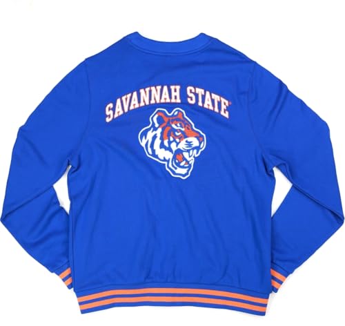Big Boy Savannah State Tigers S6 Mens Cardigan [Royal Blue] - ID#71179-146-85-0-02