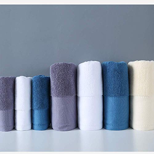 Toalla de baño amarilla de 140x70cm en algodón suave ideal para tu ducha diaria 5