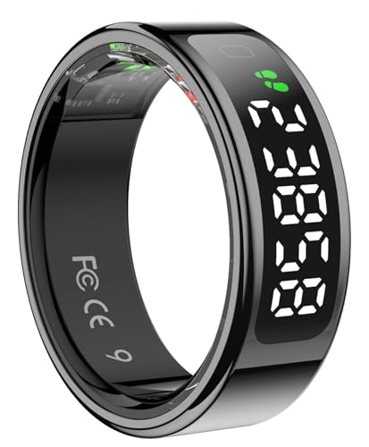 スマートリング 指時計 iOS Android 対応 画面付き時計 智能リング smart ring Bluetooth接続