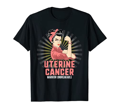 Cáncer uterino conciencia guerrero irrompible mujer fuerte Camiseta