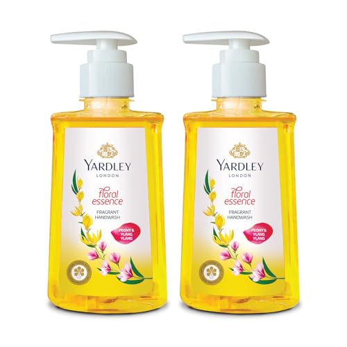 Image of Yardley London Floral Essence Peony & ylang ylang Fragrant Handwash 200ml+200ml
