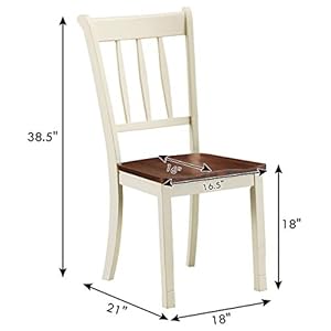 Giantexwooddiningchairssetof2armlesskitchenchairswsolidrubberwoodframeeasytoassemblediningsidechairfarmhousediningroomchairs Urban Country Home Decor Giantex wood dining chairs set of 2 armless kitchen chairs wsolid rubber wood frame easy to assemble dining side chair farmhouse dining room chairs urban country home decor