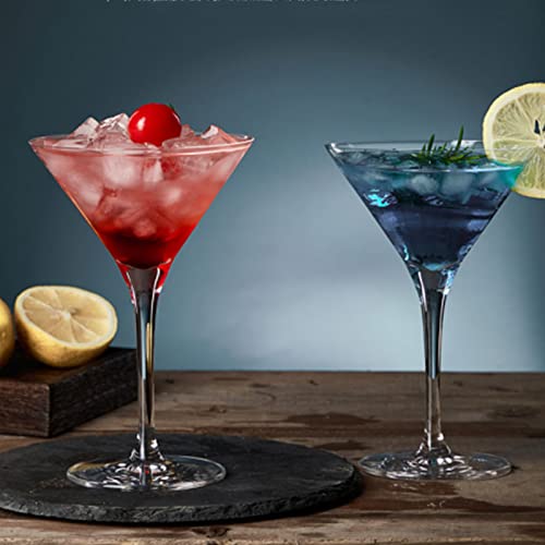 Dicunoy Set Of 4 Martini Glasses, 9Oz Crystal Cocktail Glasses, Classical Stemmed Lightweight Drinking Glassware, Clear Lead-Free Barware Cocktail Coupes For Dirty, Vodka, Gin Martini, Ice Cream #TOP5