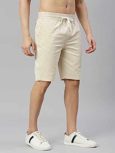 Image of Thomas Scott Men's | Solid | Chino Shorts | Regular Fit | Cotton Elastane | Above Knee | Casual Short