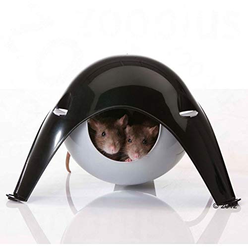 Hamac suspendu Sputnik à suspendre au sol pour rats, hamster, souris, gerbilles (taille L, 29 x 26 x 19 cm)