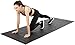 Amazon Basics High Density Exercise Equipment and Treadmill Mat, Black, 3-Foot x 8.5-Foot