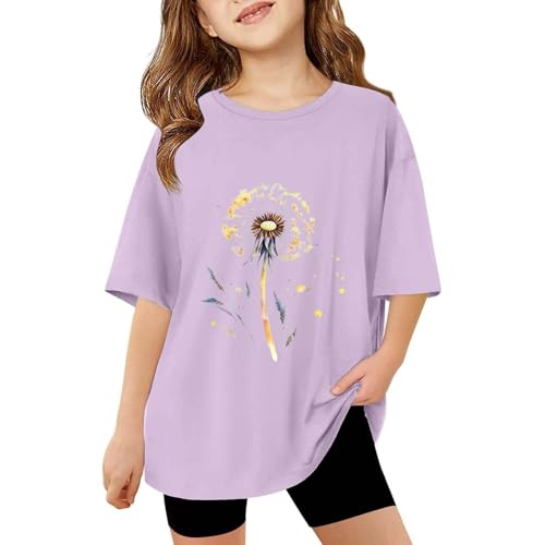 Black Crop Top Shirts for Teen Girls Long Sleeved Printed Tops Comfortable Breathable Casual Croptops for Kids Girls