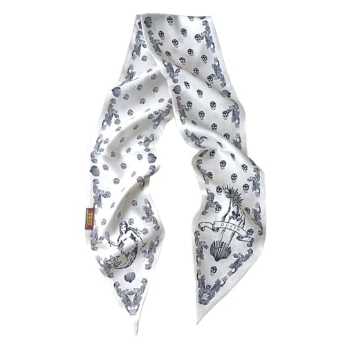 Foulard 100% soie de mûrier pour femme : le cadeau idéal comme bandeau ou ruban de sac