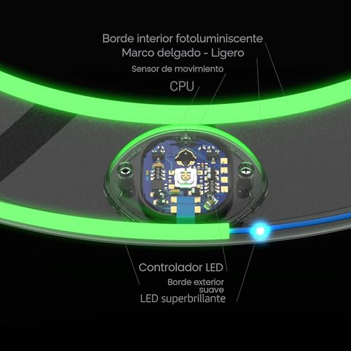 TOSY Flying Ring LED con encendido automático y modo perdido, pack de 3 juguetes impermeables 3