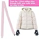 KLYNGTSK 4 Stück Fäustlinge Clip Kinder Handschuhe Clip Verstellbare Handschuheclips Mützen Clips Elastische Hutclips Handschuh Klammer Edelstahl Handschuhhalter Clip für Handschuhe Mützen, Rosa