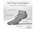 Diabetic Socks for Women - Neuropathy, Non-Binding, Seamless Cotton Socks for Comfort, Style, and Health - 6 Pairs Low Cut, Size 9-11