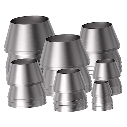 Uonlytech 7pezzi Kit Cunei in Ferro Per Manici Martello Accessori Rinforzo Cunei Metallici Per Fissaggio Manici Multipli Per Falegnameria e Edilizia