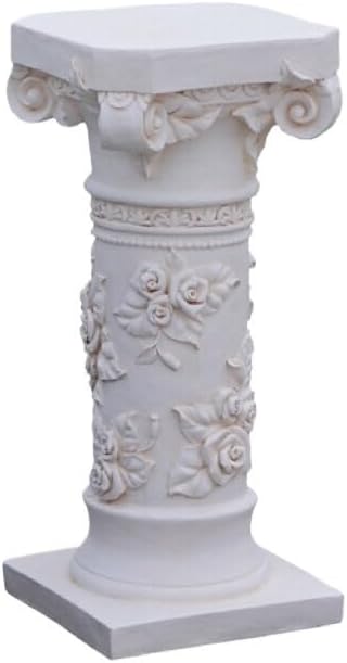 Corinthian Column Roman Pillar Statues Pedestal Stand Greek Column Figurines for Home Garden Yard Patio Decor Event Displays