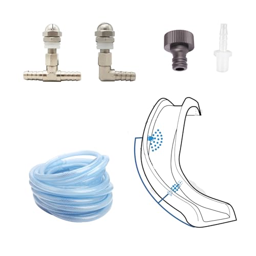 XTMAELON Pool Slide Spray Kit, Pool Slide Hose Kit, Swimming Pool Replacement Parts, Durable...