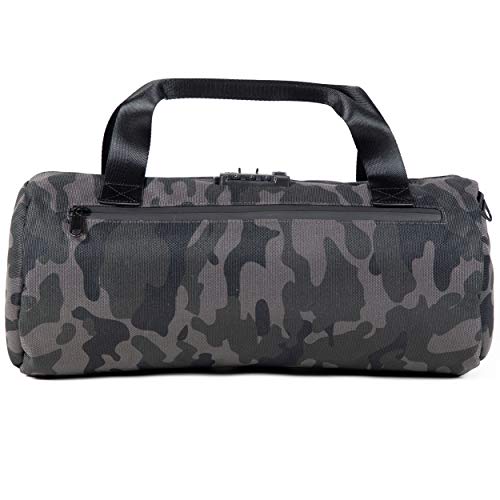 Dime Bags Odor Sealing Duffle Tube, Padded Interior for Glass Protection Travel, Lockable Zipper, Scent Blocking Carbon-Lined4