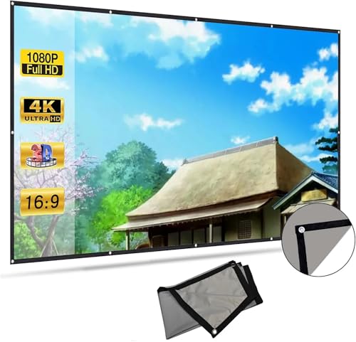 Pantalla de proyección metálica alta definición 130 pulg miniatura 4